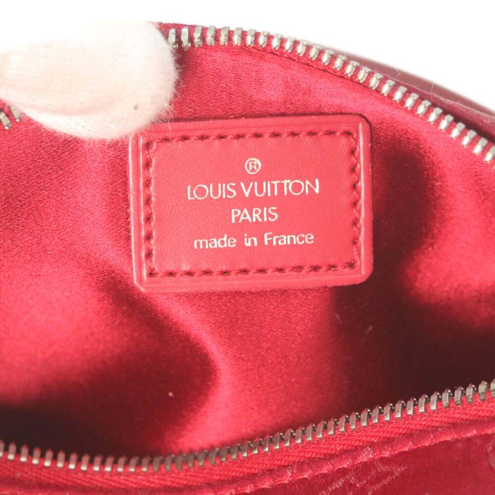 Louis Vuitton Red Monogram Satin Little Papillon - Picture 8 of 9